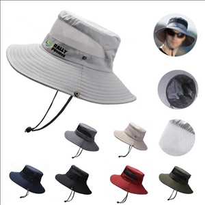 Unisex Breathable Wide Brim Bucket Fishing Hat